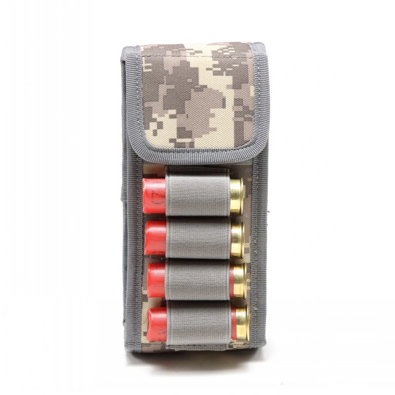 Tactical Shooting Bag Portable Molle Attachment 16 Shells Button Holster Cartridge Case