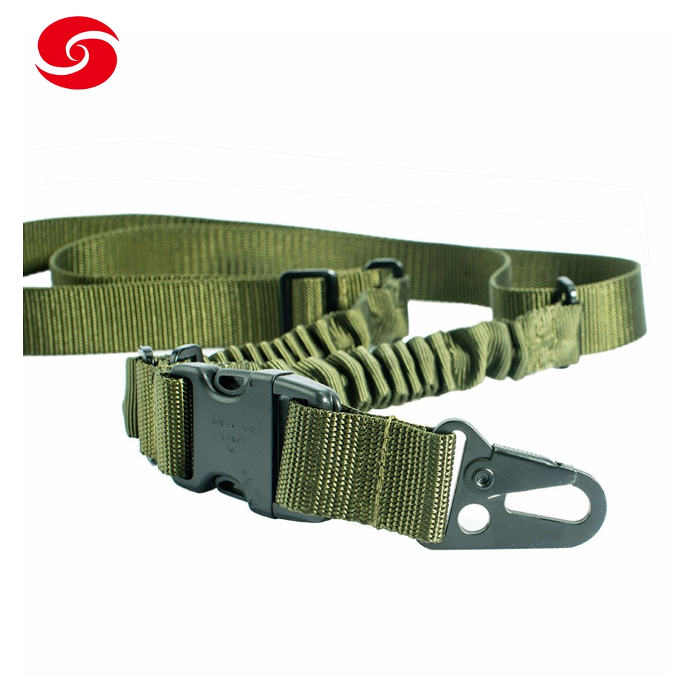 Adjustable Tactical Gun Sling Belt Single Point 1000d Heavy Duty Mount Bungee Military Sling