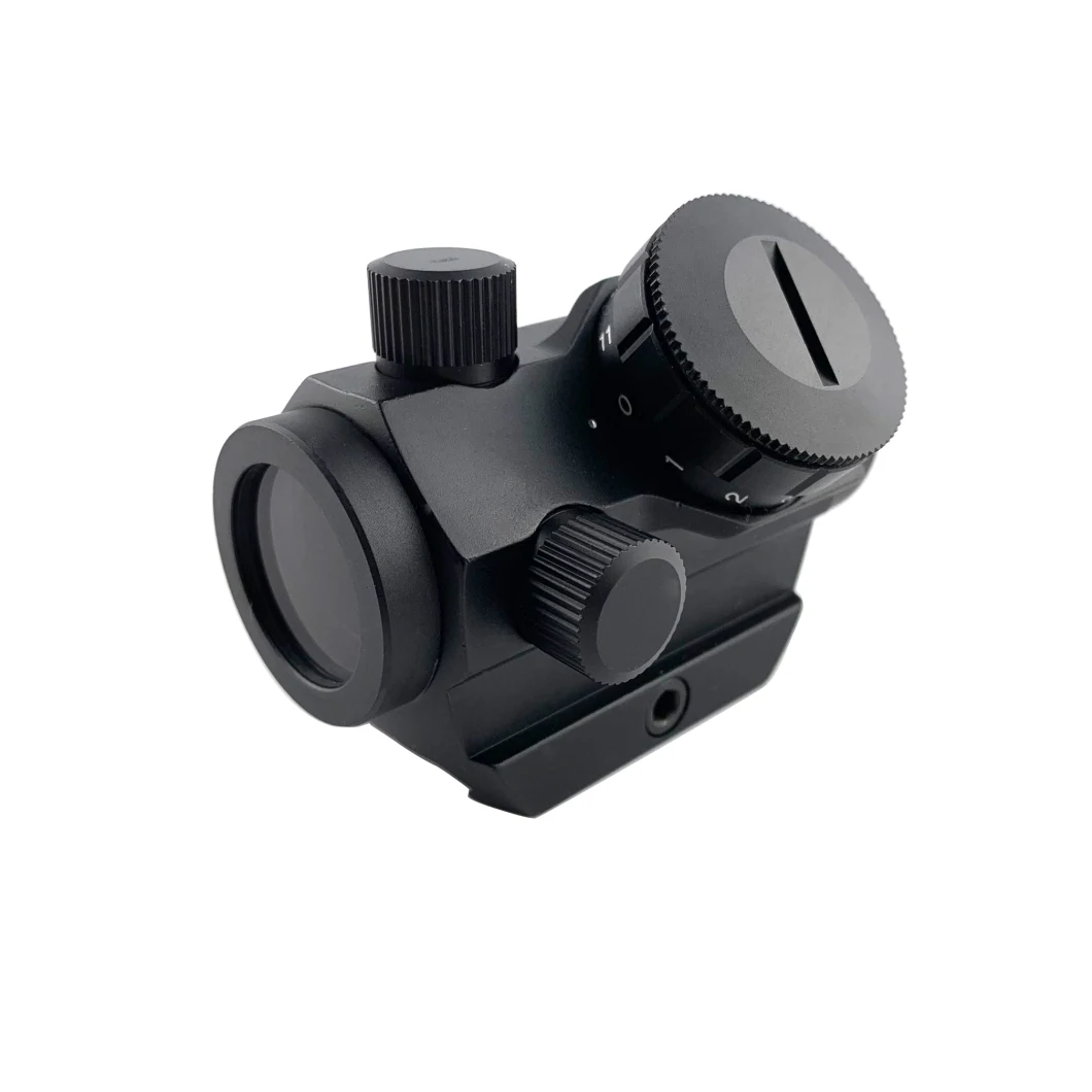 Tactical 1X28 Perfect Hunting 11 Levels 3moa Compact Low & Riser Rail Mount Weapon Trophy Red DOT Scope Sight