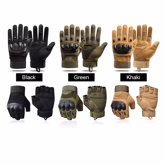 Guantes tácticos Mil Spec para deportes al aire libre, entrenamiento de gimnasia, guantes tácticos para ciclismo, guantes de medio dedo