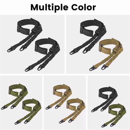 Eslinga ajustable de dos puntos para pistola con montaje Qd Mlok Rail de liberación rápida giratorios para caza al aire libre