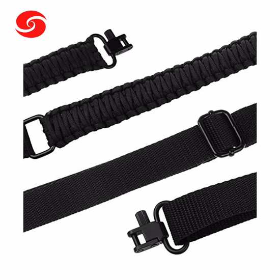 Venta al por mayor tiro táctico caza Paracord pistola Sling