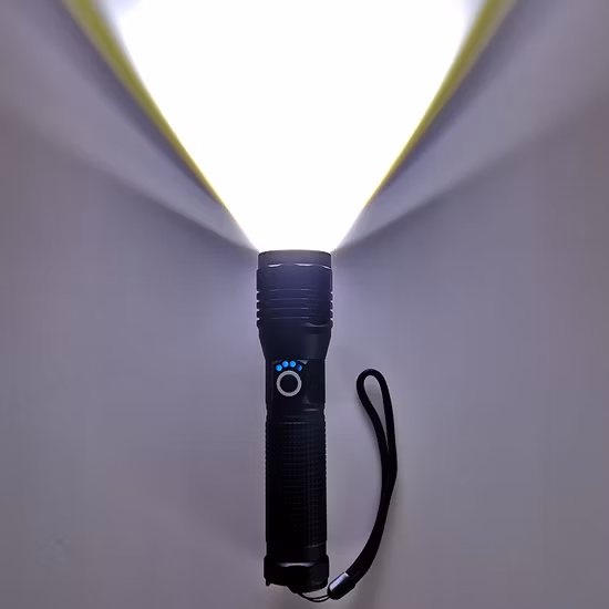 Yichen 1200 Lumen Recargable Zoomable Táctica LED Linterna Portable Guardian Torch