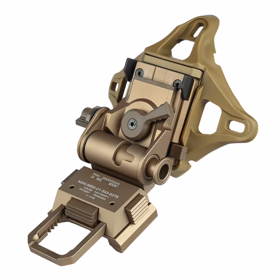 Accesorios de casco rápido de montaje de cubierta de casco táctico de aluminio Spina Optics para accesorios de soporte de herramienta de visión nocturna