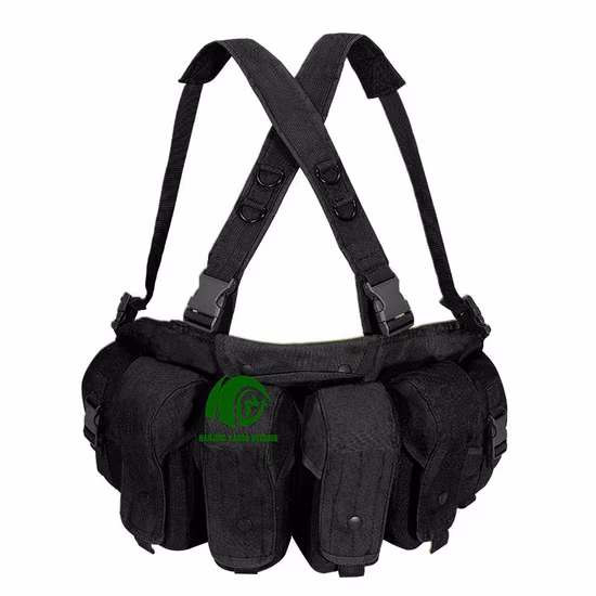Deportes Pesca CS Paintball Molle Bolsa Hombro Holster Chest Rig Chaleco