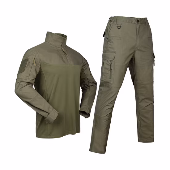 Protección transpirable Ropa táctica Rana Uniforme Traje multicolor Traje de combate