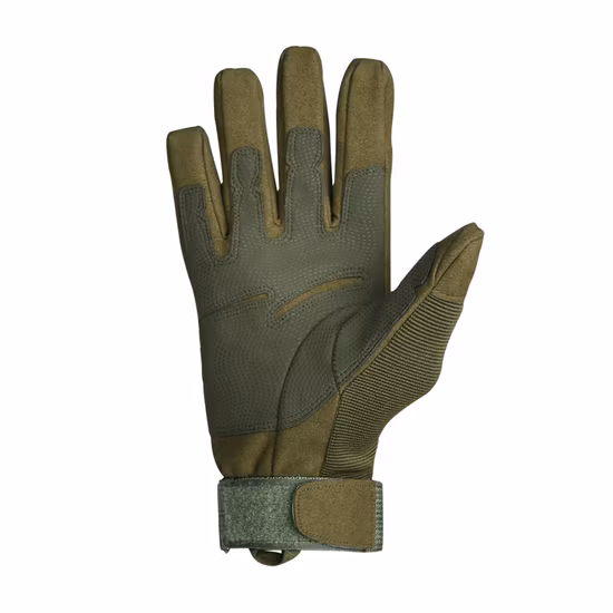Etiqueta tejida, etiqueta de lavado, impresión de seda, etc. Guantes de policía de muñeca estilo militar táctico